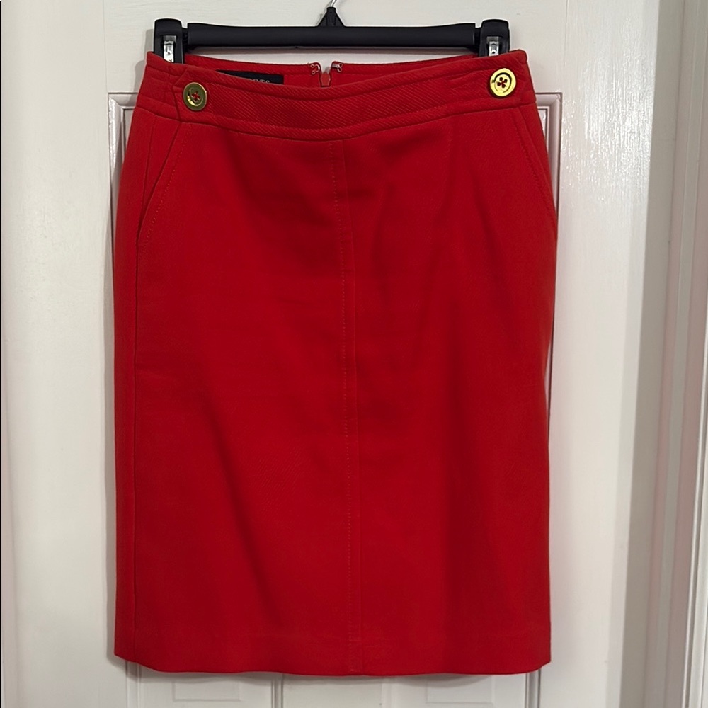 Talbots Orange Women's Skirt 4P